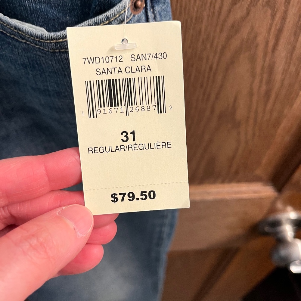 NWT Lucky Sweet Straight Jeans, size 12 - Picture 4 of 4